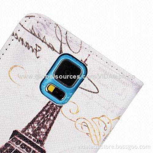 Leather Case with Card Slot and Holder for Samsung Galaxy Note3